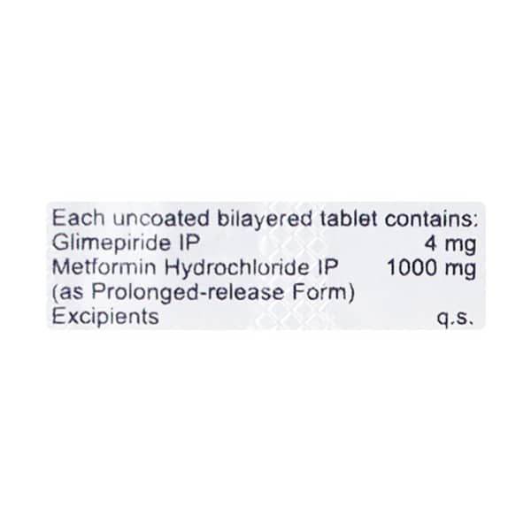 Switglim M 4/1000Mg Strip Of 10 Tablets
