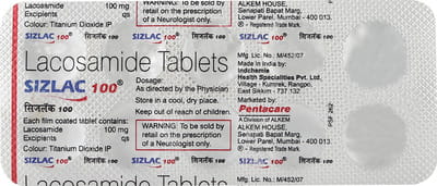 Sizlac 100mg Strip Of 10 Tablets
