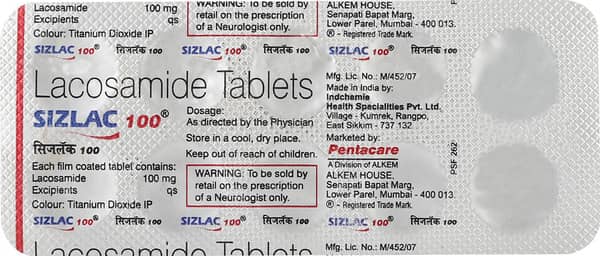 सिज़्लक 100एमजी की स्ट्रिप 10 टैबलेट्स