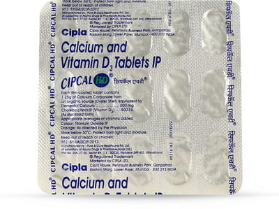 Cipcal Hd Strip Of 15 Tablets