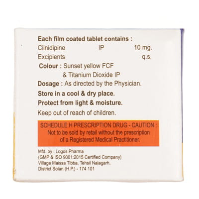 Cilabest 10mg Strip Of 10 Tablets