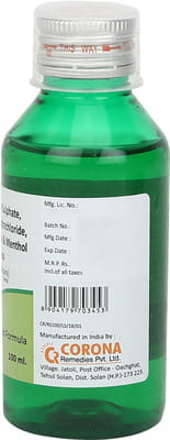 Respicure Bottle Of 100ml Syrup