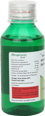 Respicure Bottle Of 100ml Syrup