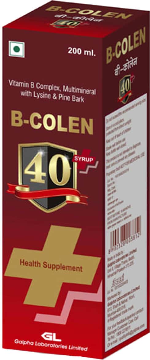 Buy B Colen 40 + Syrup (200) Online & Save Up to 24% at PharmEasy