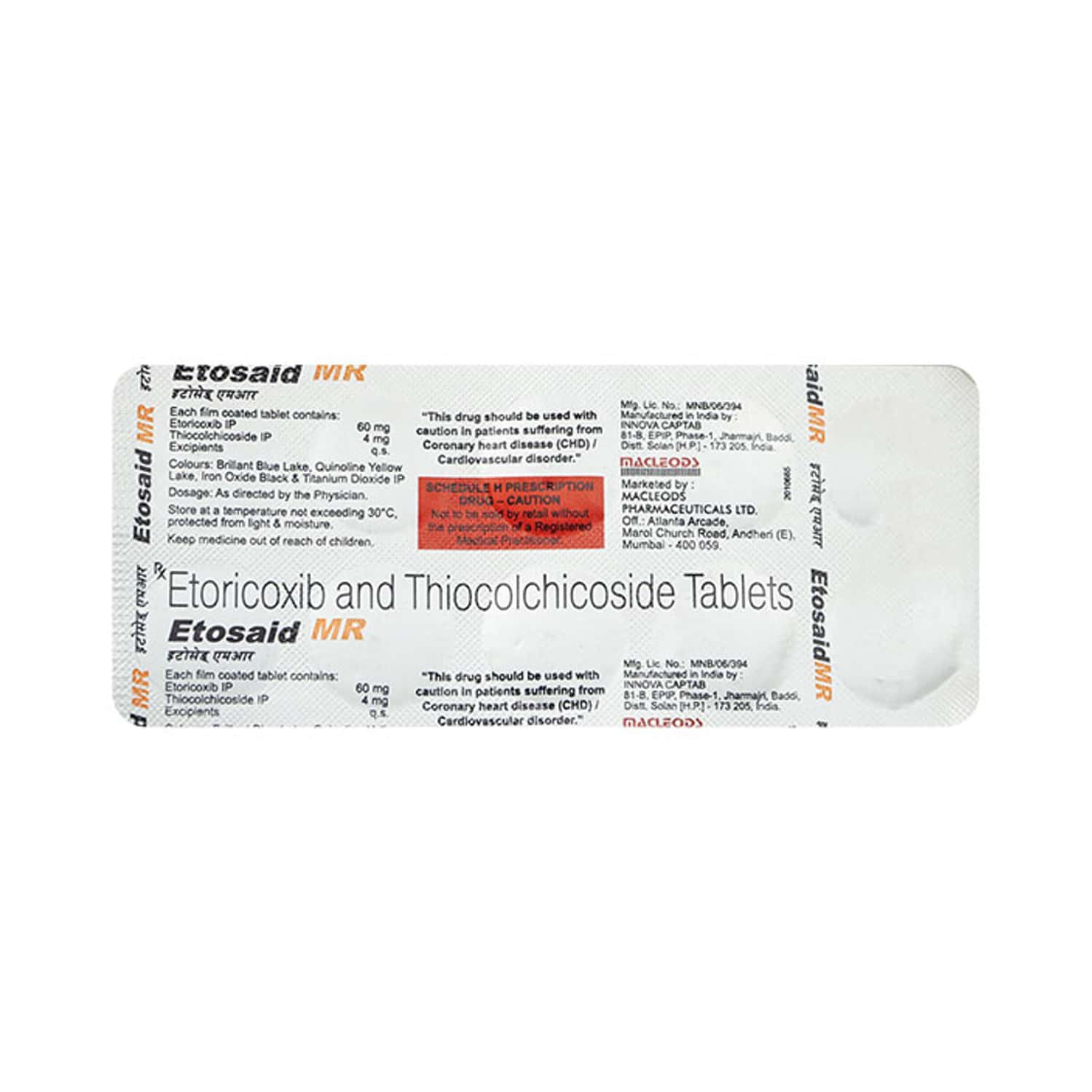 etosaid mr tablets