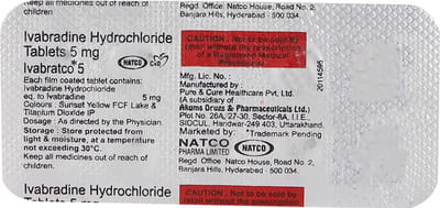 Ivabratco 5mg Strip Of 10 Tablets