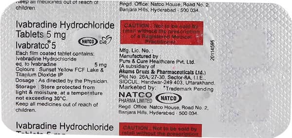 Ivabratco 5mg Strip Of 10 Tablets