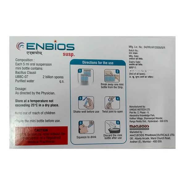 Enbios Bottle Of 5 Ml Suspension