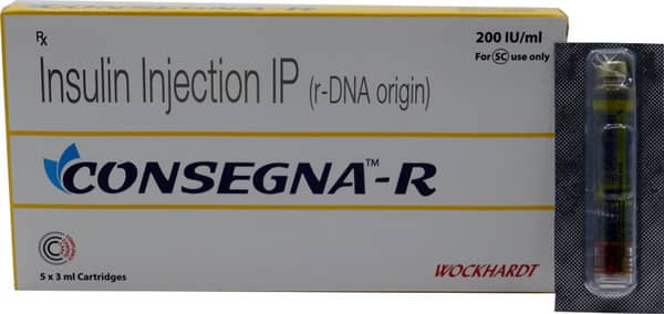 Consegna R 200Iu Cartridges Of 3Ml Injection