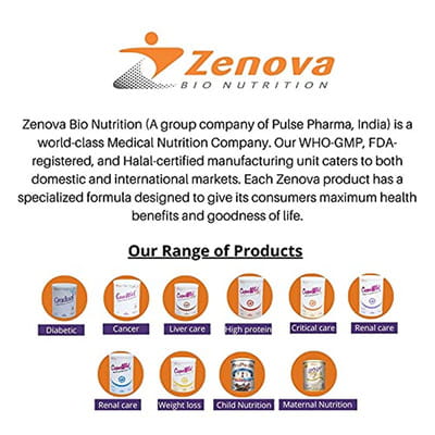 Gradual Vanilla Flavour Sugar Free Tin Of 400gm Oral Powder