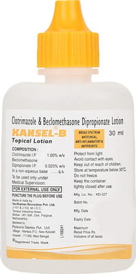 Kansel B Bottle Of 30ml Lotion