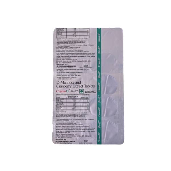 Crann D Strip Of 10 Tablets