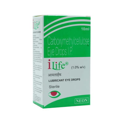 Ilife 0.1% Bottle Of 10ml Eye Drops