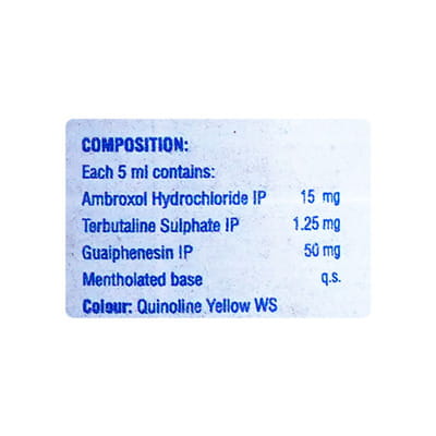 Topex Sugar Free Expectorant 100ml