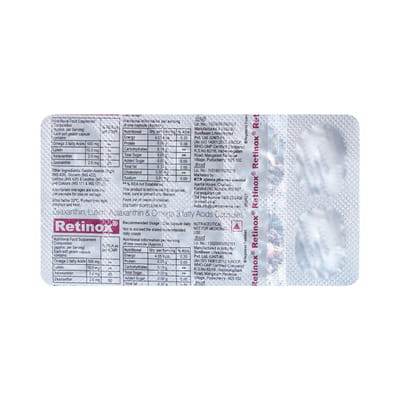 Retinox Strip Of 30 Capsules