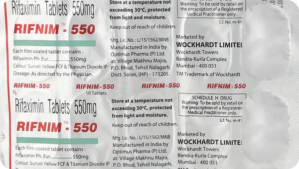 Rifnim 550mg Tablet