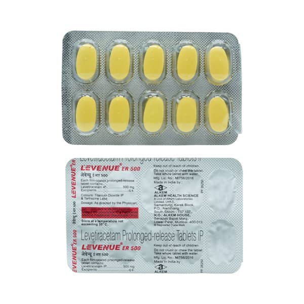 Levenue Er 500mg Strip Of 10 Tablets