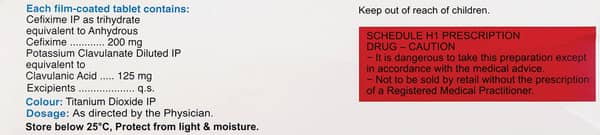 Cefrax Cv Strip Of 10 Tablets