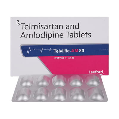 Telvilite 80mg Strip Of 10 Tablets
