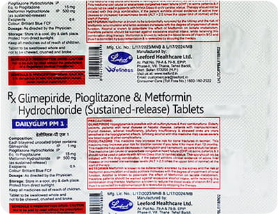 Dailyglim Pm1 Strip Of 10 Tablets