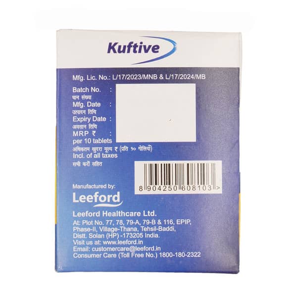 Kuftive Strip Of 10 Tabletss