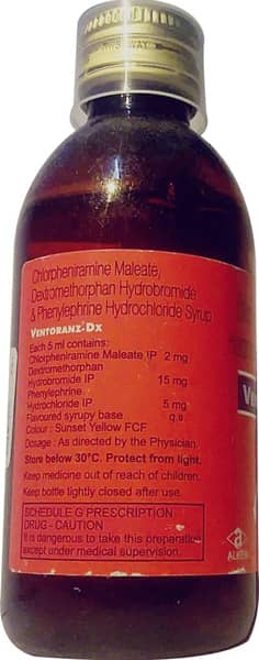 Ventoranz Dx Bottle Of 100ml Syrup