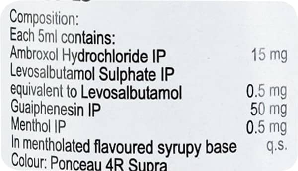 Alkof Ls Bottle Of 100ml Syrup