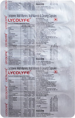 Lycolyfe Strip Of 10 Capsules