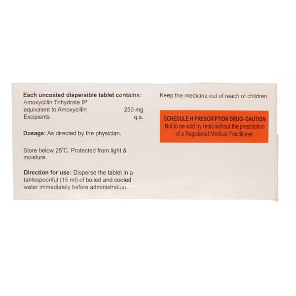 Evoxil Dt 250mg Strip Of 10 Tablets