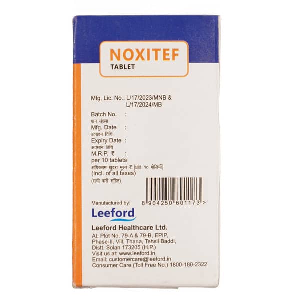 Noxitef Strip Of 10 Tablets