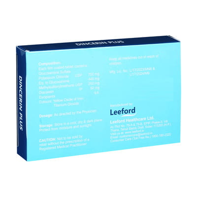 Dincerin Plus Strip Of 10 Tabletss