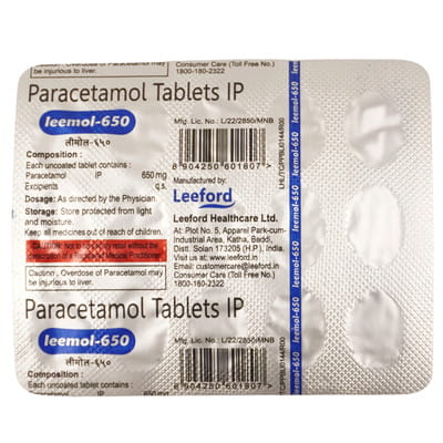 लीमोल 650एमजी 15 टैबलेट की स्ट्रिप