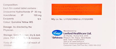 Alcinac Spas Strip Of 10 Tablets