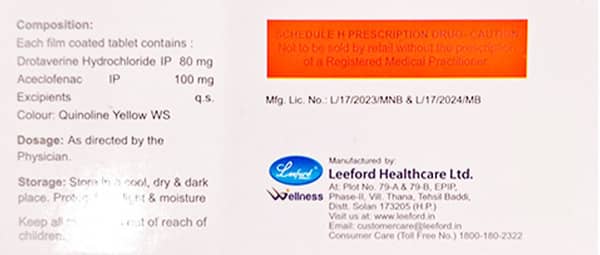 Alcinac Spas Strip Of 10 Tablets