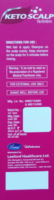 Ketoscalp Bottle Of 100ml Shampoo + Conditioner