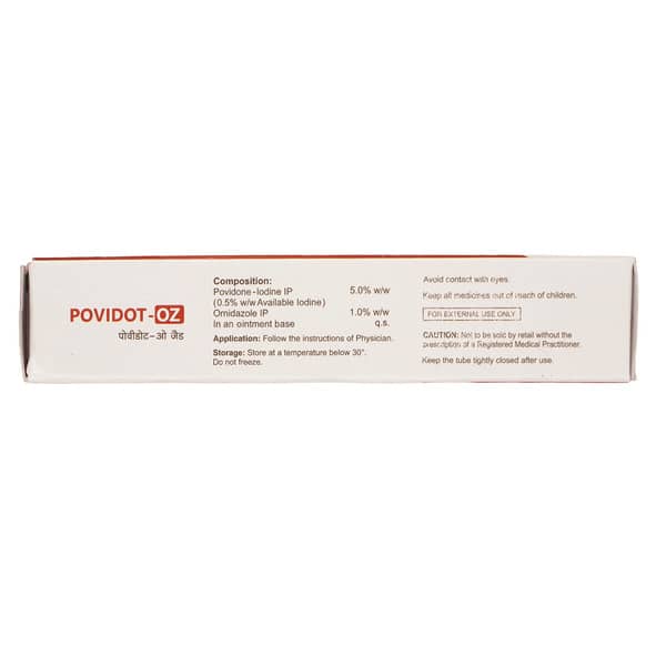Povidot Oz Tube Of 15gm Ointment