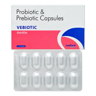 Vebiotic Strip Of 10 Capsules