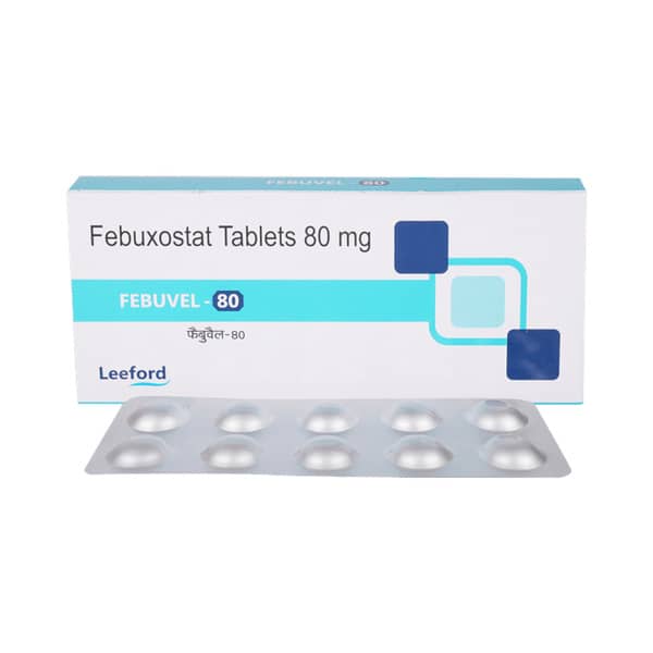 Febuvel 80mg Strip Of 10 Tablets