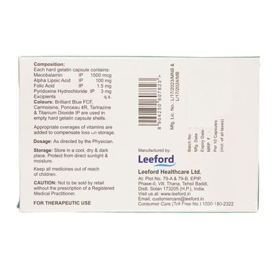 Cobafast Strip Of 10 Capsules