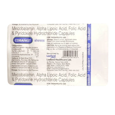 Cobafast Strip Of 10 Capsules