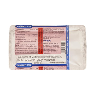 Cobafast 2500mcg Ampoule Of 1ml Injection