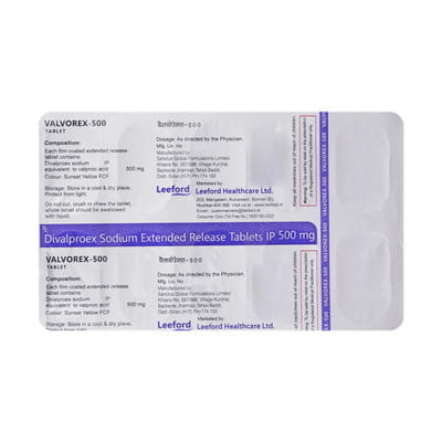 Valvorex 500mg Strip Of 10 Tablets