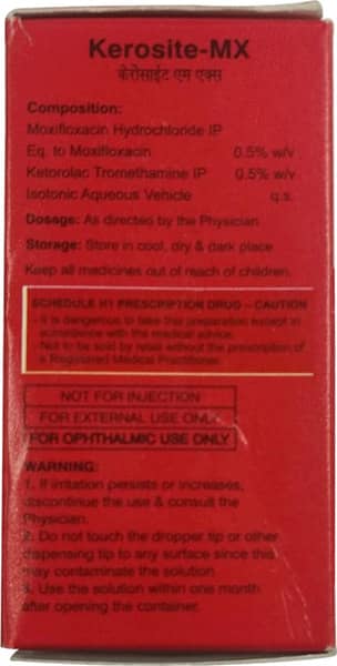 Kerosite Mx Bottle Of 5ml Eye Drops