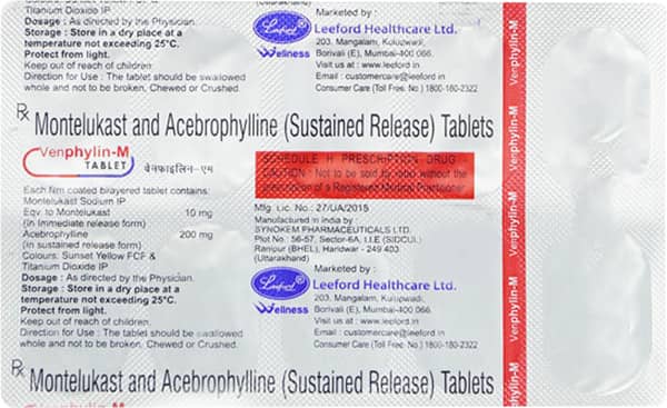 Venphylin M Strip Of 10 Tablets