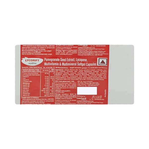 Lycorift Strip Of 10 Capsules