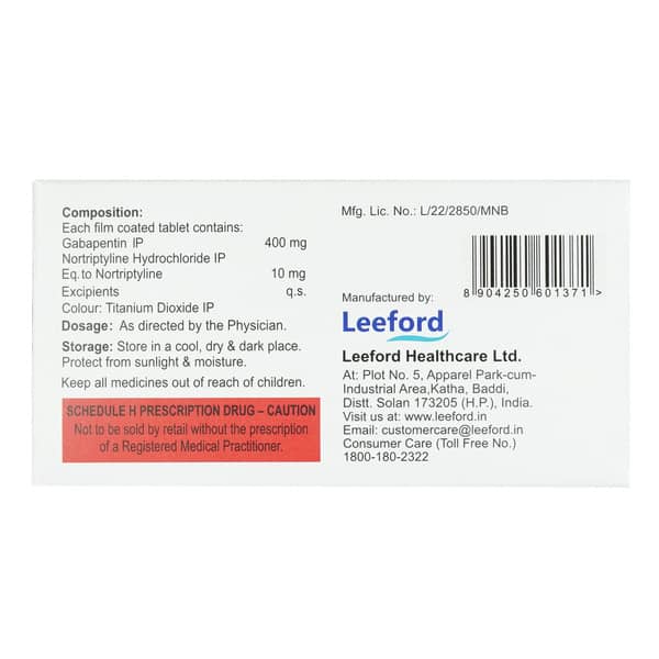 Gabanyl-NT 400 Tablet