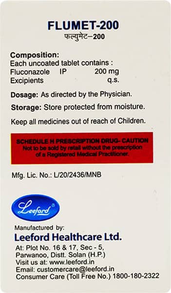 Flumet 200mg Strip Of 1 Tablet