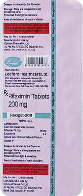Rexigut 200mg Strip Of 10 Tablets