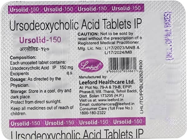 Ursolid 150mg Strip Of 10 Tablets