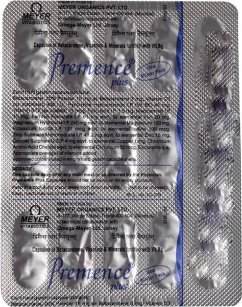 Premence Plus Strip Of 30 Capsules